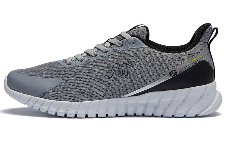 361° Mesh Cushioning Breathable Lightweight Low top Running Shoes Men's Space Gray