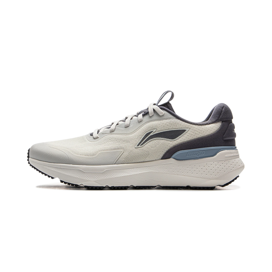 Li-Ning Li Ning Easy to Adapt 2 Cushioning Slip Resistant Abrasion Resistant Lightweight Low top Running Shoes Men's Gray Black