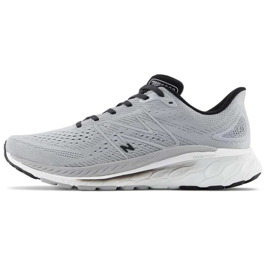 New Balance New Balance NB Fresh Foam X 860v13 Abrasion Resistant Low top Running Shoes Men's Aluminum Gray Black