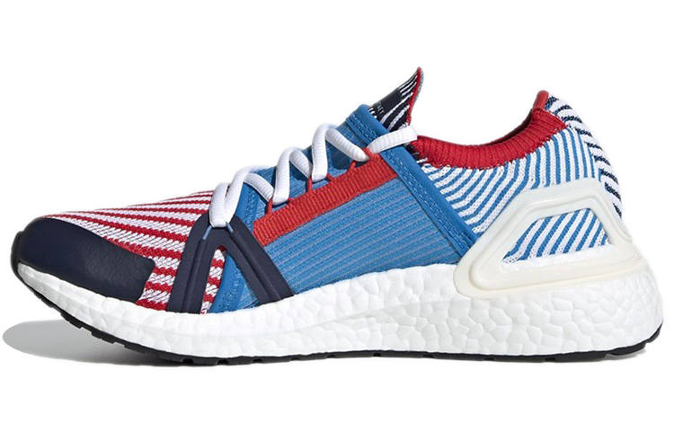 Adidas Stella McCartney x Adidas ULT Fabric Breathable Low top Marathon Running Shoes Women's Red Blue Black
