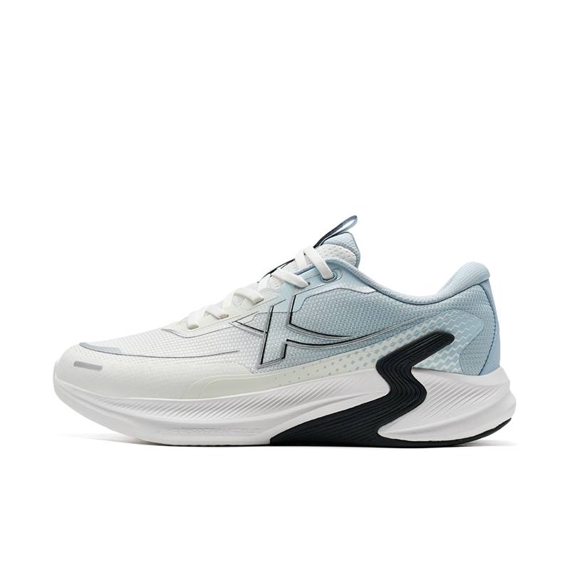 XTEP Abrasion Resistant Slip Resistant Low top Casual Running Shoes Men's White Blue