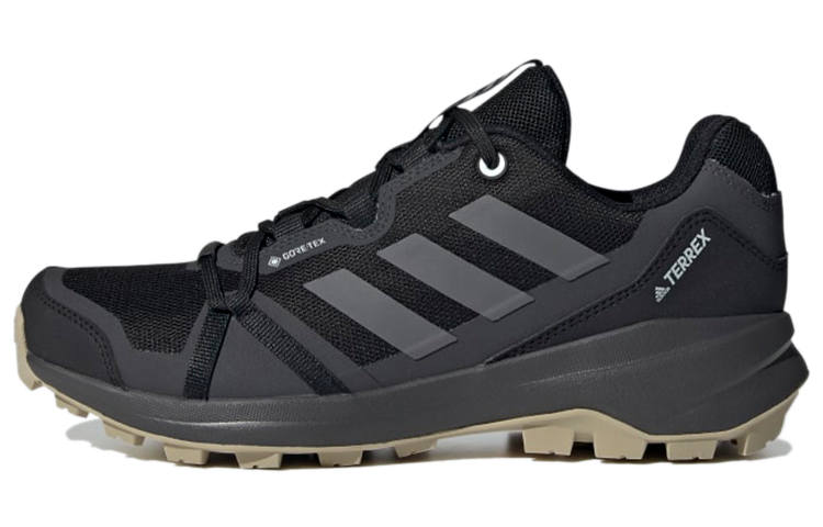 Adidas Adidas Terrex Skyhiker Gore Tex Hiking Breathable Low top Outdoor Shoes Women's Black Gray White
