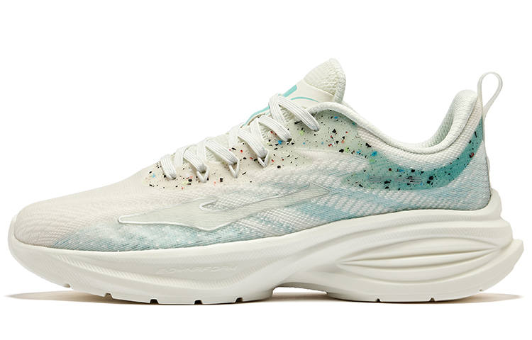 Erke Cushioning Abrasion Resistant Cushioning, Wear Resistant Low top Running Shoes Women's White Blue