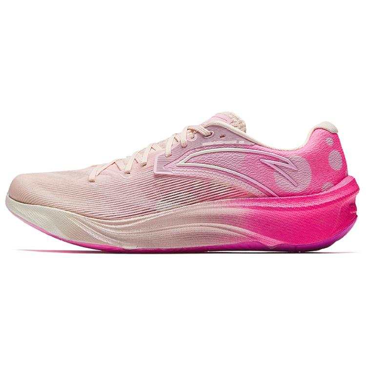 Anta Asphalt Road Dominator 2.0 Cushioning Slip Resistant Low top Running Shoes Men's Pink