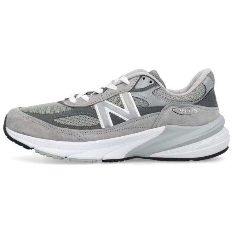 New Balance New Balance NB 990 V6 Abrasion Resistant Abrasion Resistant Low top Casual Running Shoes Men's Gray