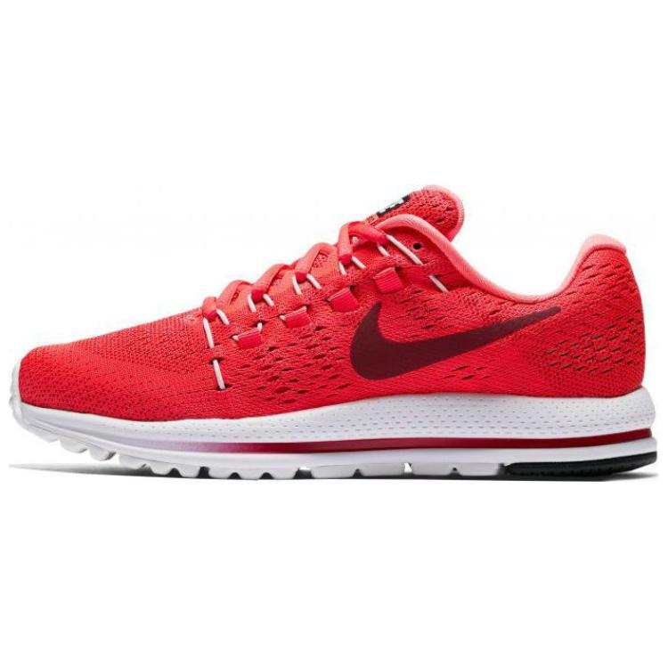 Nike Nike Air Zoom Vomero 12 Cushioning Slip Resistant Low top Running Shoes Women's Red White