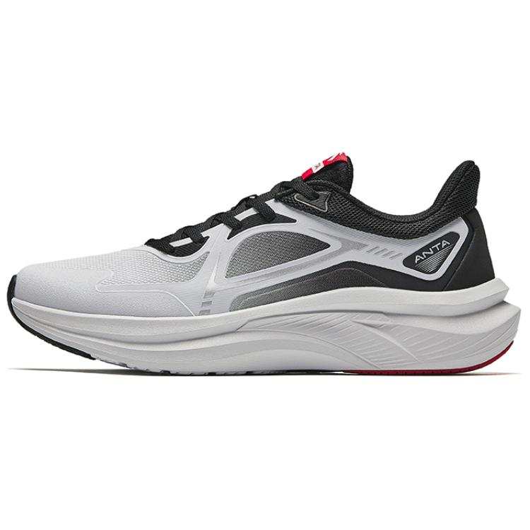 Anta Feihong Cushioning, Wear Resistant Low top Running Shoes Men's Gray Black