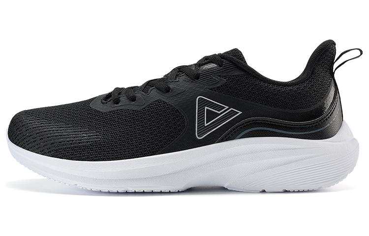PEAK Comfortable Slip Resistant, Abrasion Resistant, Breathable, Lightweight Low top Running Shoes Men's Black White
