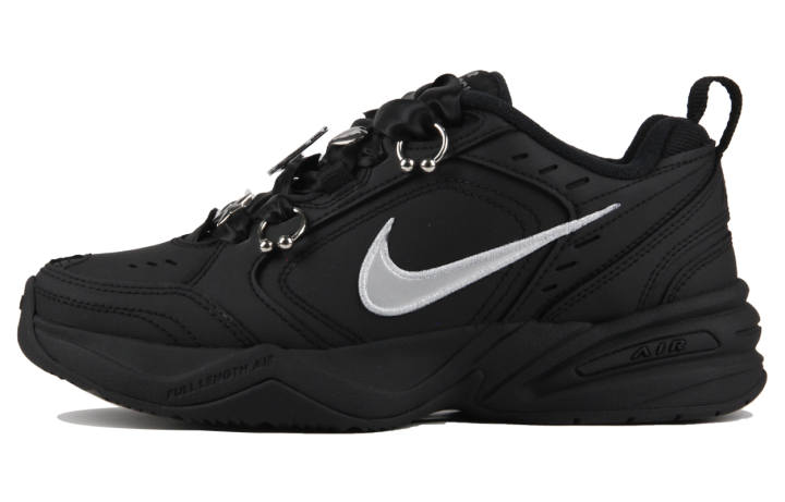 Nike Nike Air Monarch 4 Synthetic Leather, Leather Cushioning Slip Resistant Abrasion Resistant Support Low top