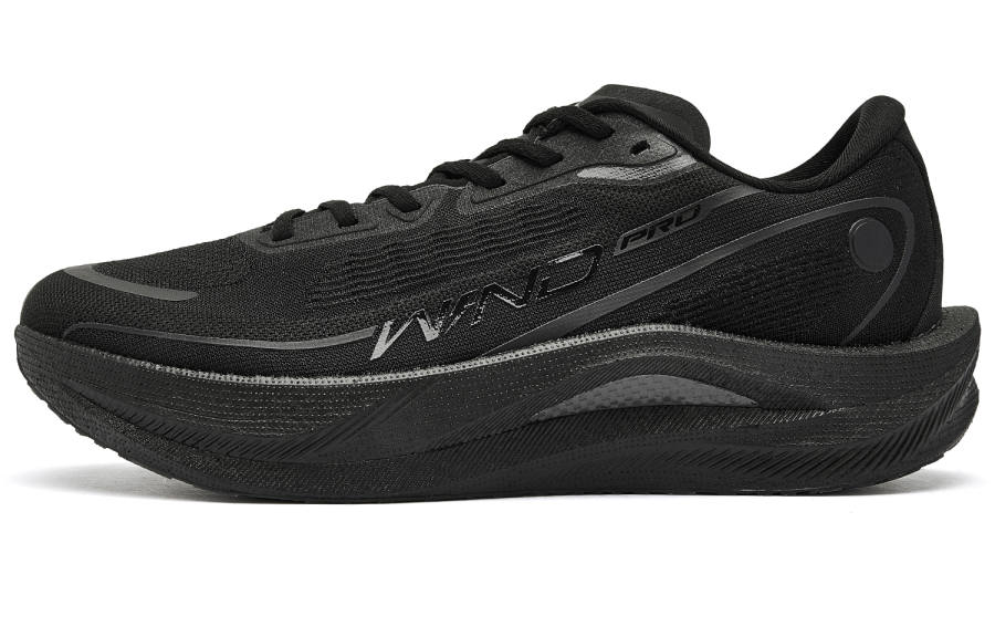 QIAODAN Strong Wind 2.0 PRO TPU, Mesh Low top Q KUNGFU TURBO Casual Training City Commuting Running Shoes Women's Black