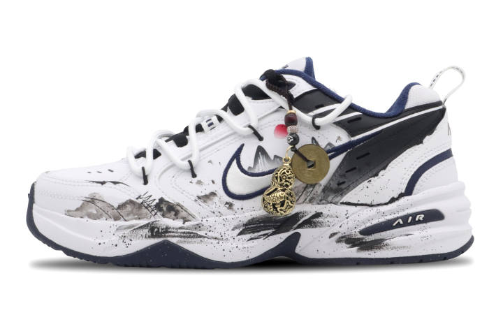 Nike Nike Air Monarch 4 Chunky Sneakers Unisex Low Top Black/White