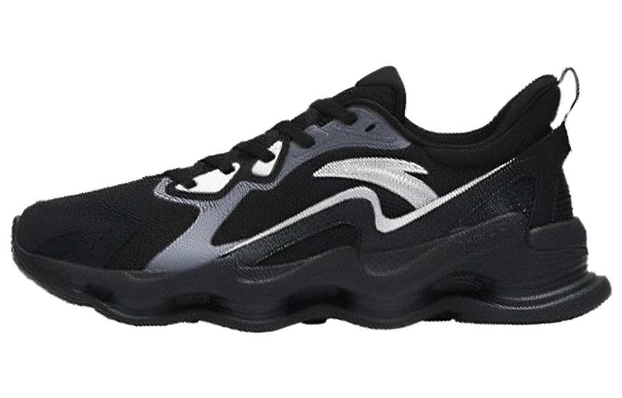 Anta Lace Up Slip Resistant Abrasion Resistant Slip Resistant Abrasion Resistant Low top Running Shoes Men's