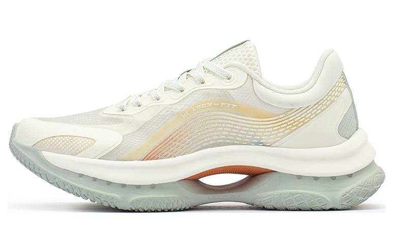 361° Comfortable Slip Resistant, Abrasion Resistant, Breathable Low top Running Shoes Men's White Yellow Green