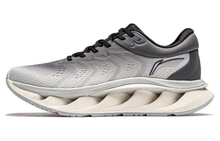 Li-Ning Li Ning Abrasion Resistant Abrasion Resistant Low top Running Shoes Men's Gray Black