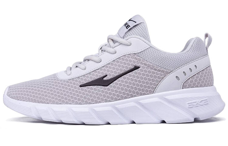 Erke Cushioning Slip Resistant Breathable Low top Running Shoes Men's Gray
