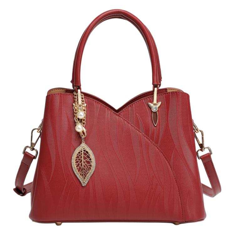 PAYOT Synthetic Leather Handbag Women's Burgundy