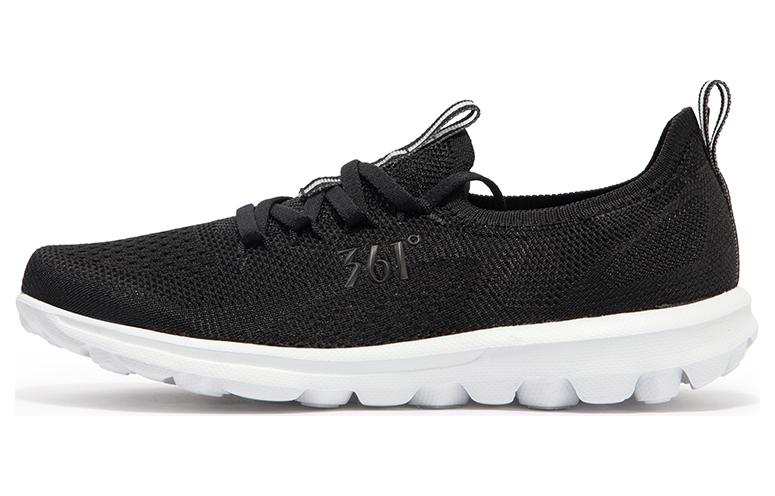 361° Cushioning, Wear Resistant Low top Running Shoes Women's Black White