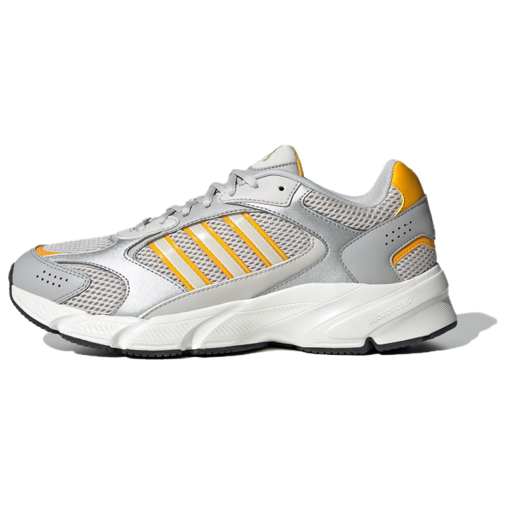 Adidas Adidas CRAZYCHAOS 2000 Comfortable Slip Resistant Abrasion Resistant Low top Casual Running Shoes Unisex Silver Yellow
