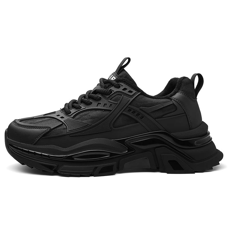 JEEP SPIRIT Black Armor New Collection Low top Chunky Sneakers Men's Graphite Black