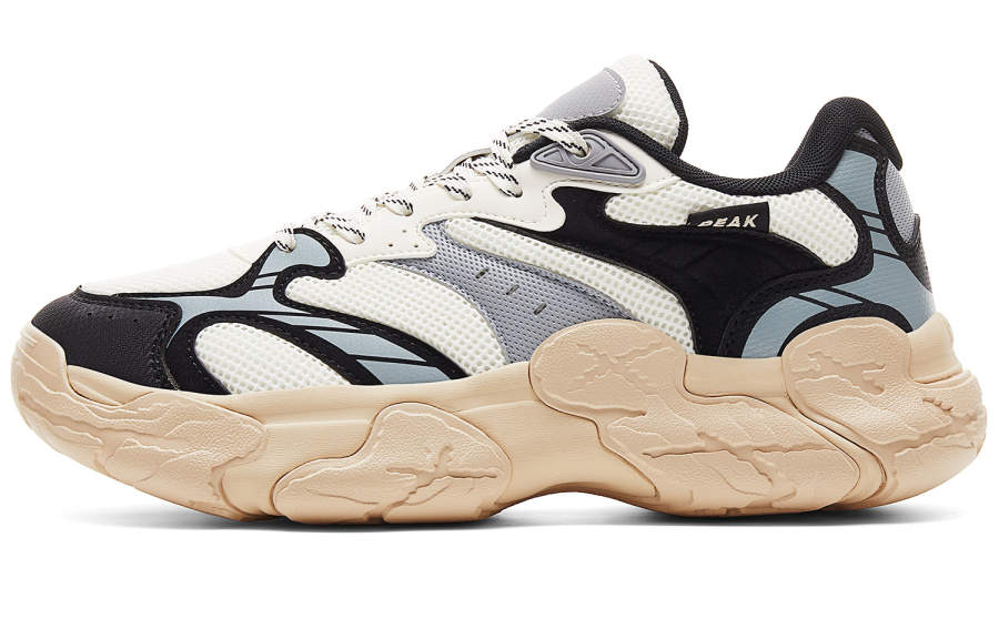 PEAK PEAK Cushioning Slip Resistant Breathable Coverage Lightweight Height Increasing Low top Chunky Sneakers Men's