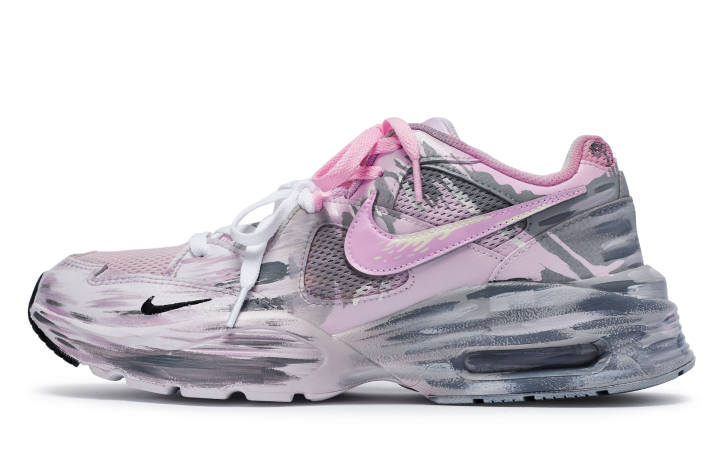 Nike Nike Air Max Fusion Low top Running Shoes Men's Pink Gray White