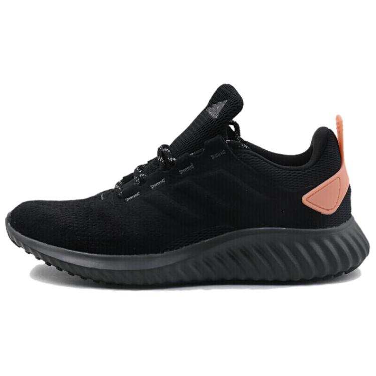 Adidas Adidas AlphaBounce Slip Resistant Abrasion Resistant Low top Casual Running Shoes Women's Black