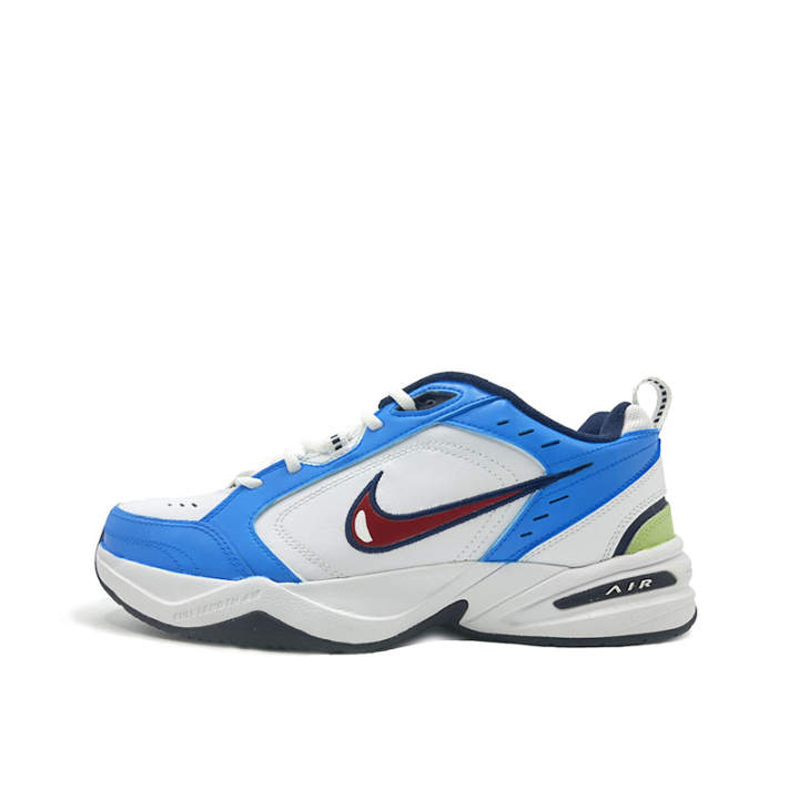 Nike Nike Air Monarch 4 Abrasion Resistant Slip Resistant Low top Chunky Sneakers Unisex Blue White