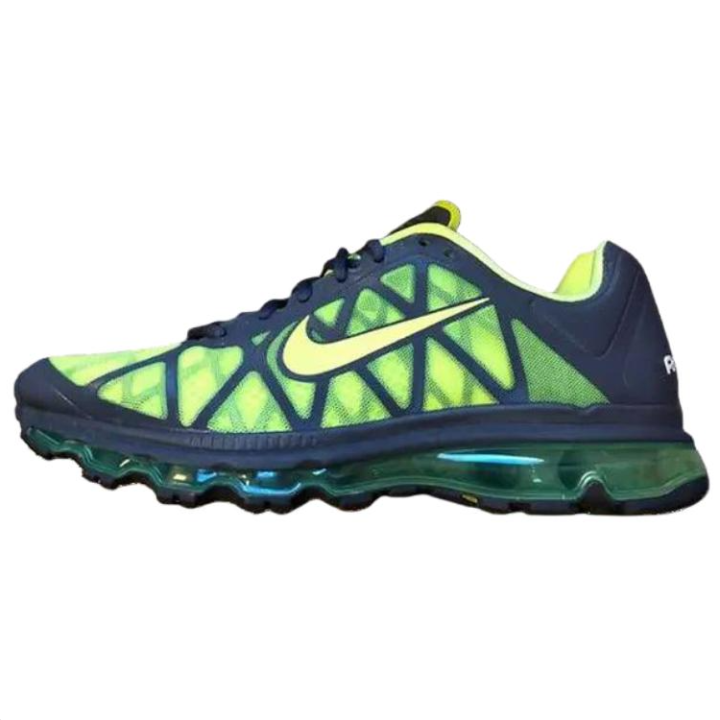 Nike Nike AIR MAX 2011 Running Shoes Unisex Gray Green