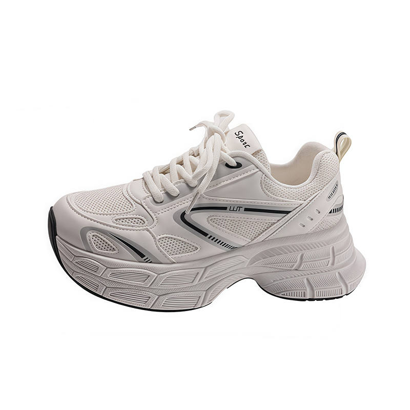 K KANGXUANAN Pu Cushioning, Wear Resistant Low top Chunky Sneakers Women's