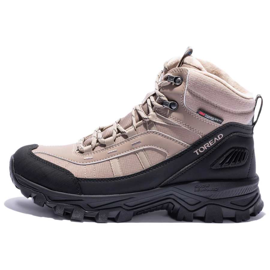 TOREAD Abrasion Resistant Slip Resistant Short Outdoor Boots Men's Beige Black