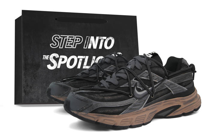 Nike Nike Initiator Slip Resistant Abrasion Resistant Low top Running Shoes Men's Black Brown