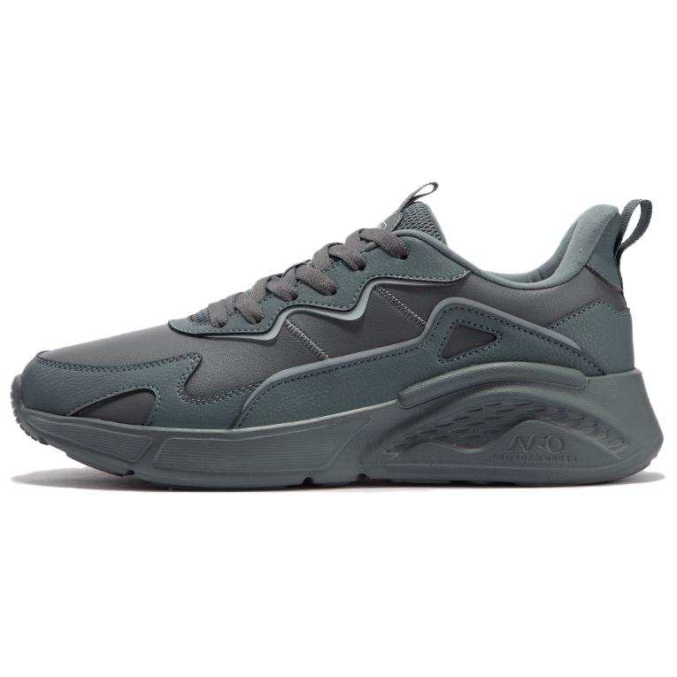 361° Slip Resistant Abrasion Resistant Low top Running Shoes Men's Gray