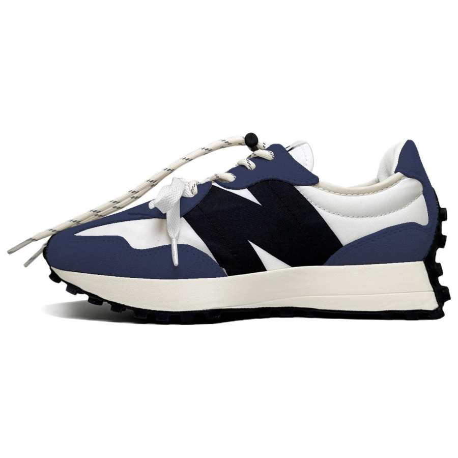 New Balance New Balance NB 327 Cushioning Breathable Coverage Low top Casual City Commuting Running Shoes Unisex Navy Blue