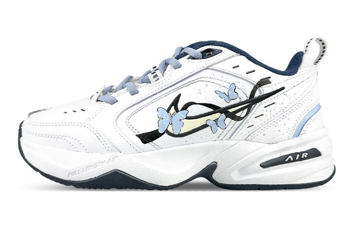 Nike Nike Air Monarch 4 Height Increasing Height Increasing Low top Chunky Sneakers Unisex Blue White