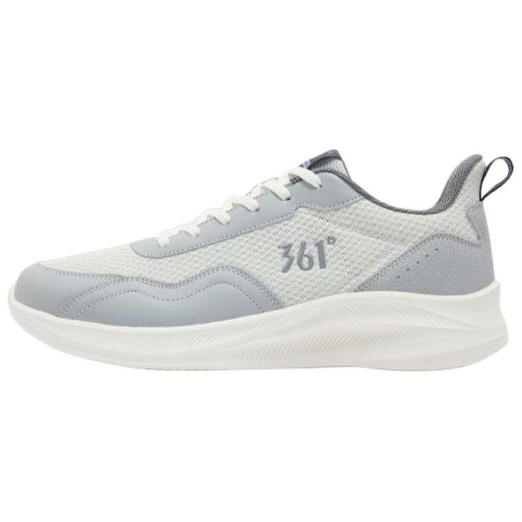 361° Slip Resistant Abrasion Resistant Low top Casual Running Shoes Men's Gray