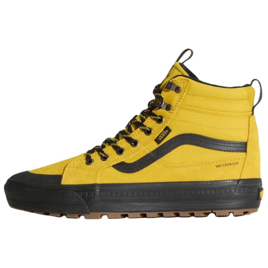Vans Sk8 Hi Waterproof Support Thermal High top Outdoor Shoes Unisex Yellow