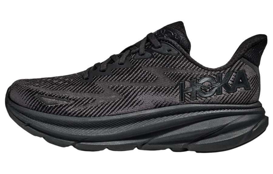 HOKA ONE ONE Clifton 9 Wide 'Triple Black'