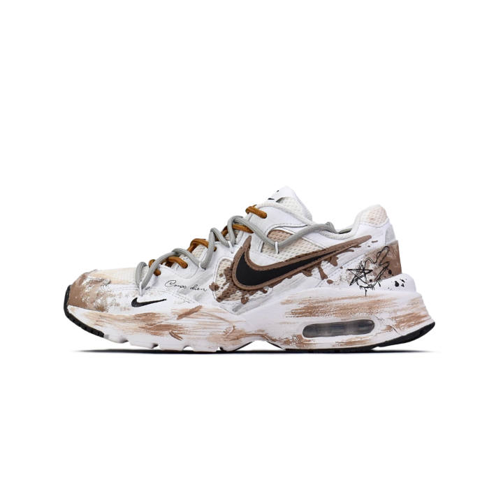 Nike Nike Air Max Fusion Low top Casual City Commuting Running Shoes Women's Light Brown