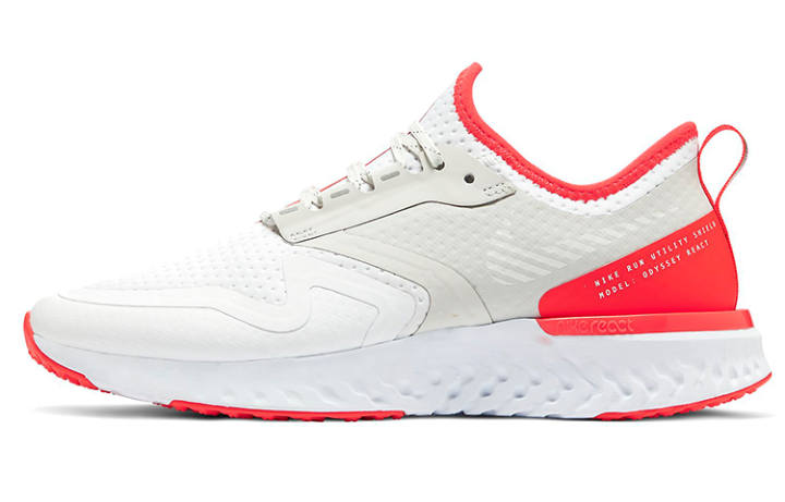 Nike Nike Odyssey React 2 Shield White Laser Crimson Women's
