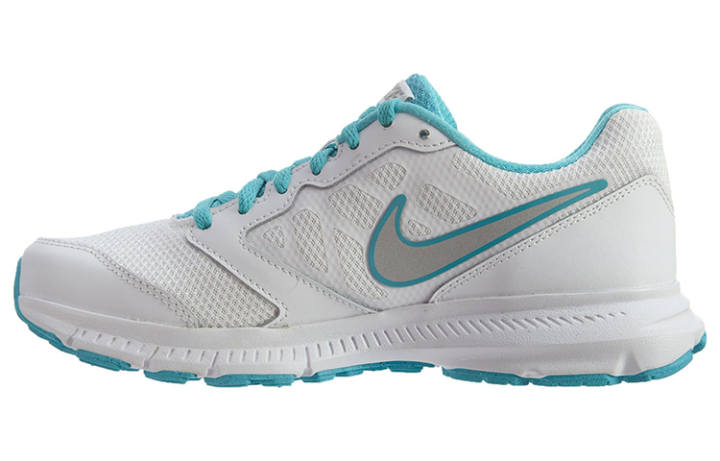 Nike Nike Downshifter 6 White Metallic Silver Gamma Blue Women's