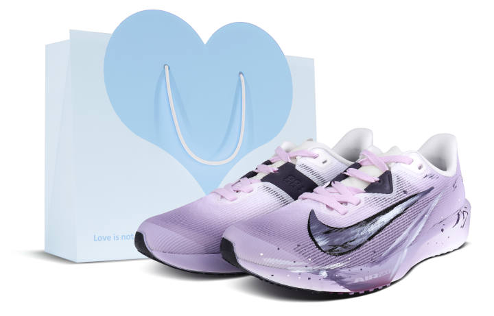 Nike Nike Rival Fly 4 Abrasion Resistant Low top Running Shoes Men's Purple