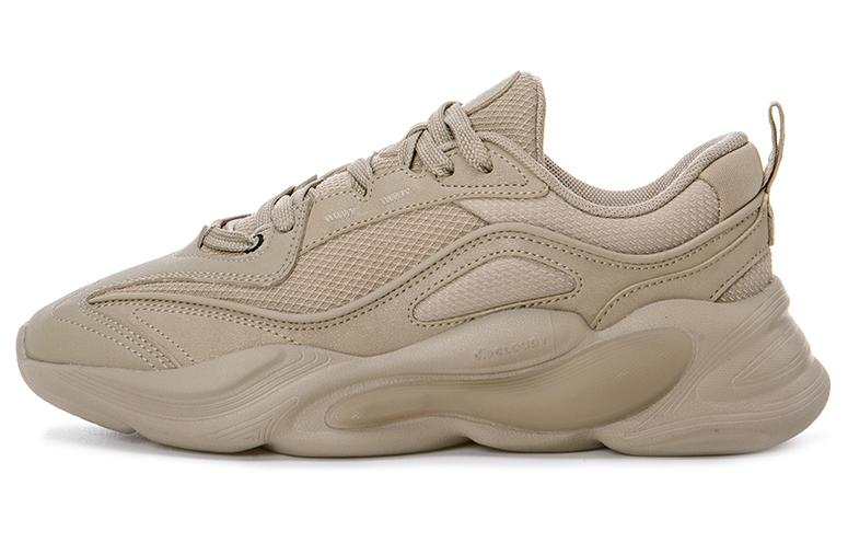 Erke Lightweight Low top Running Shoes Women's Mist Gray Brown