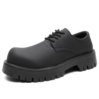 HUOFEIYU Work Boots Men's Black