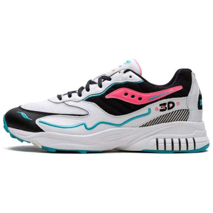 Saucony saucony 3D Grid Hurricane 'White Black Pink'