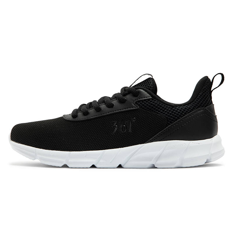 361° Abrasion Resistant, Breathable, Lightweight Low top Sprint Running Shoes Women's Black