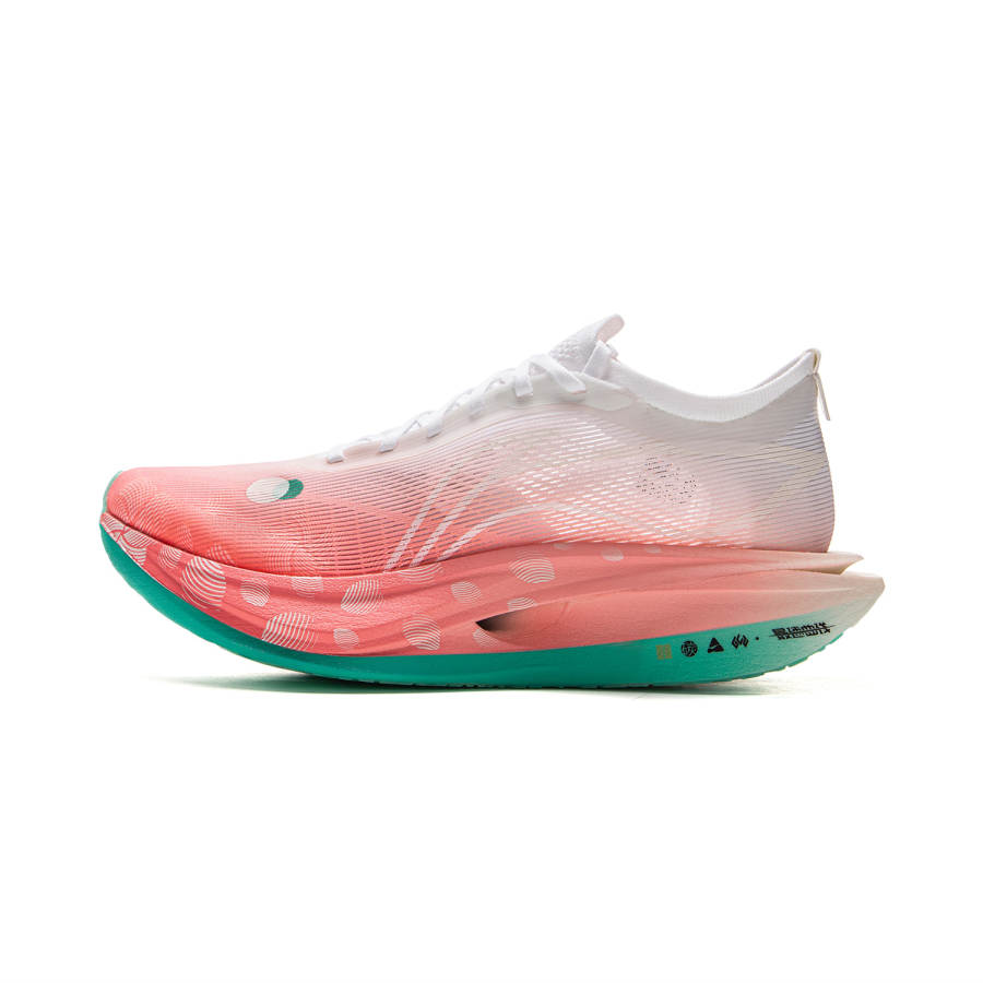 Li-Ning Li Ning Feidian 5 ELITE Fabric Low top Carbon Plate, Li Ning Ultra Durable Technology Racing Running Shoes Unisex