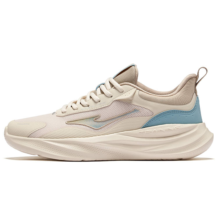 Erke Cushioning Lightweight Rebound Cushioning Lightweight Rebound Low top Casual Running Shoes Men's Gray Blue