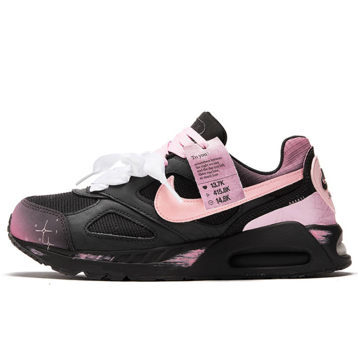Nike Nike Air Max Ivo Slip Resistant Slip Resistant Low top Casual Running Shoes GS Black Pink