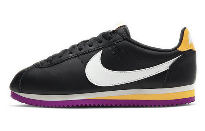 Nike Nike Classic Cortez Black Laser Orange Vivid Purple Women's