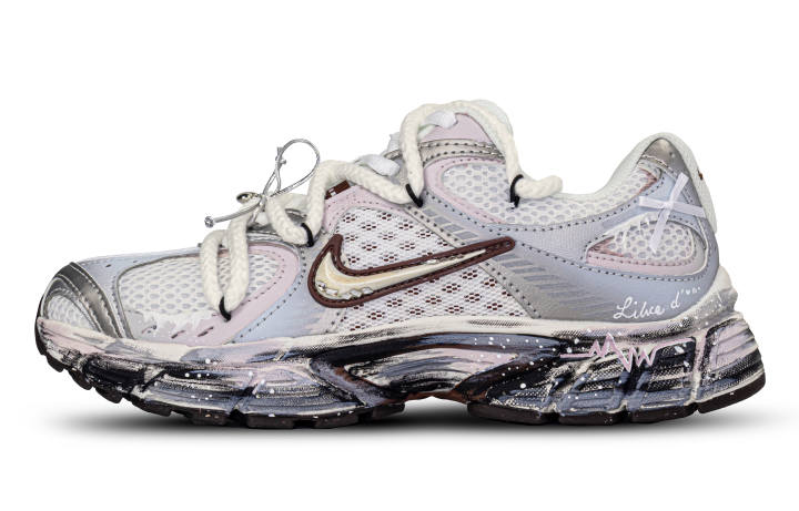 Nike Nike V5 RNR Breathable Lightweight Breathable And Lightweight Low top Running Shoes Women's White Pink